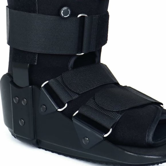 Size SMALL Black Medibot Walker Boot, Fracture Boot for Foot and Ankle 8.3-9.3" - Picture 8 of 9